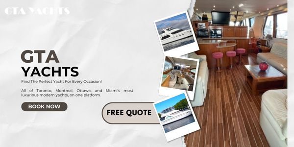 GTA Yachts. Luxury yacht rental in Toronto