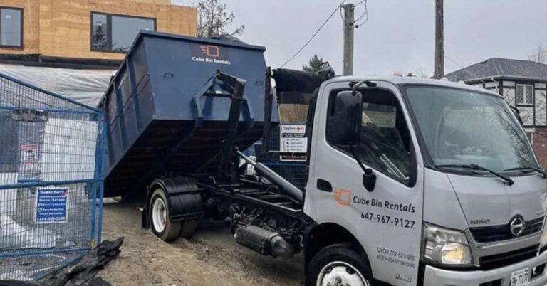 Bin rentals, site clean up, Cube Bin Rentals